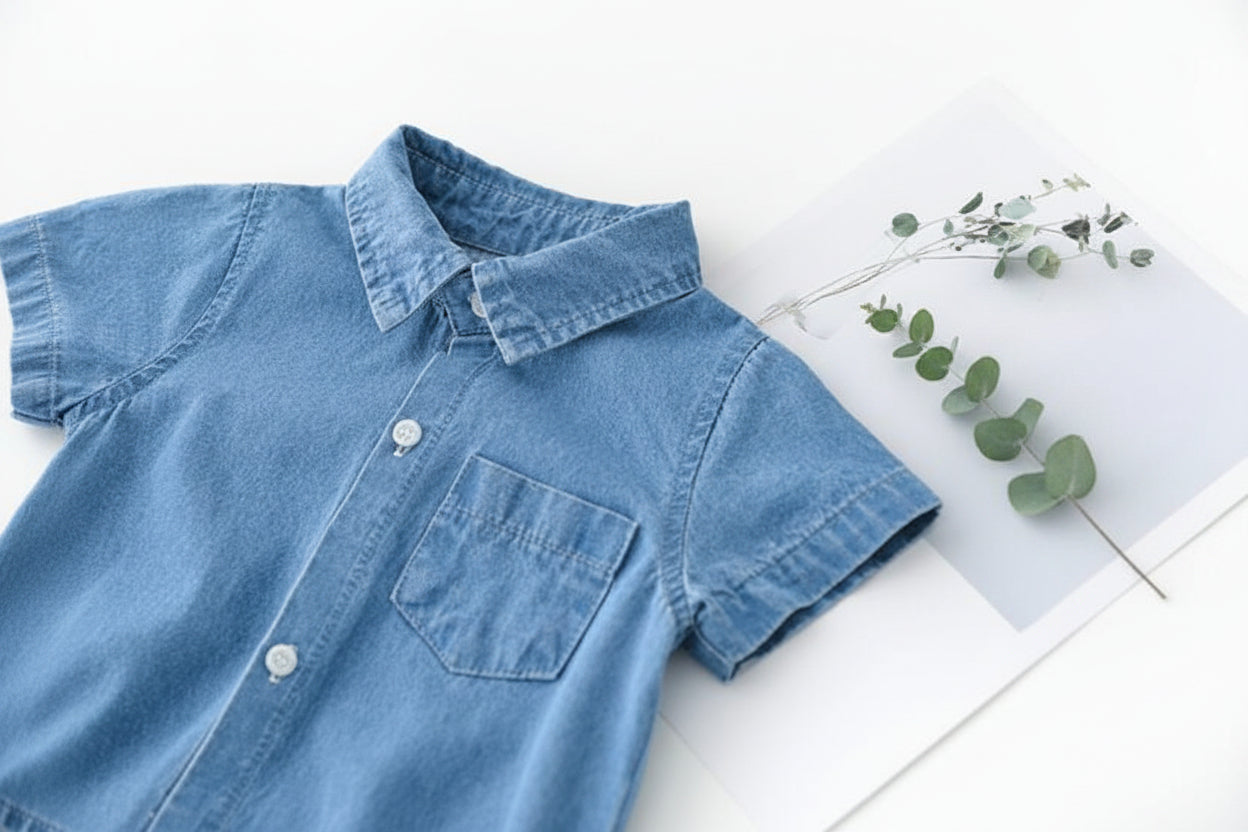 Western Denim Romper – Cowgirl or Cowboy