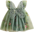 Baby Girl Halloween Costume - Butterfly Wing Mesh Flower