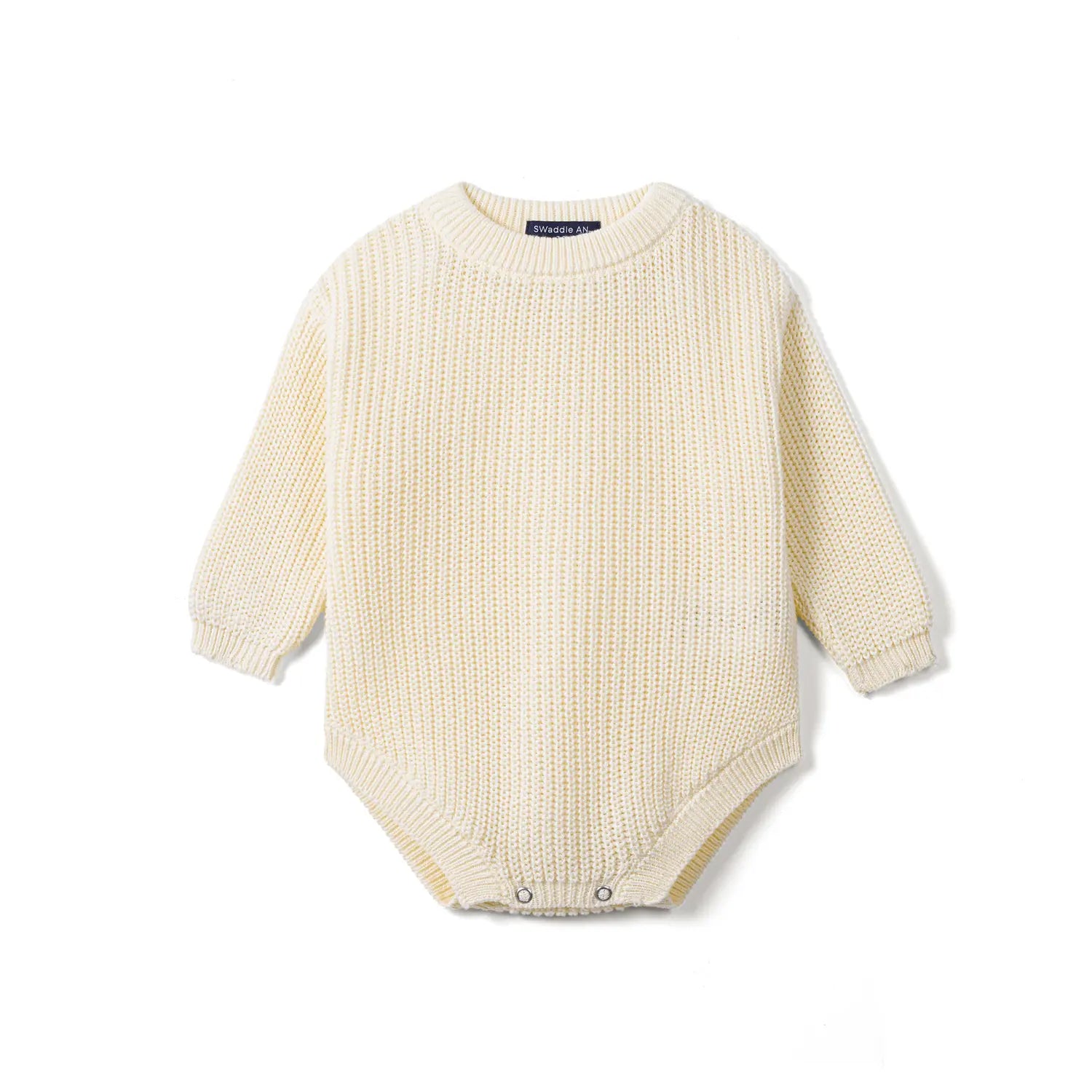 Classic Knit Baby Romper