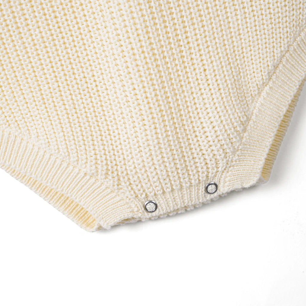 Classic Knit Baby Romper
