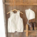 Denim Overalls Set