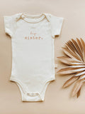 Big Sister Clay Organic Cotton Onesie