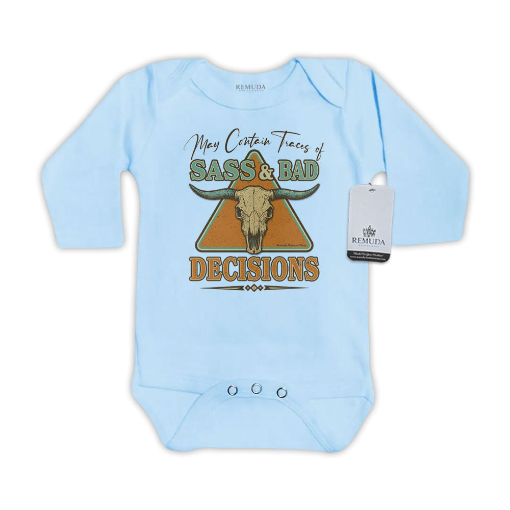 Sass & Bad Decisions - One Piece Western Romper