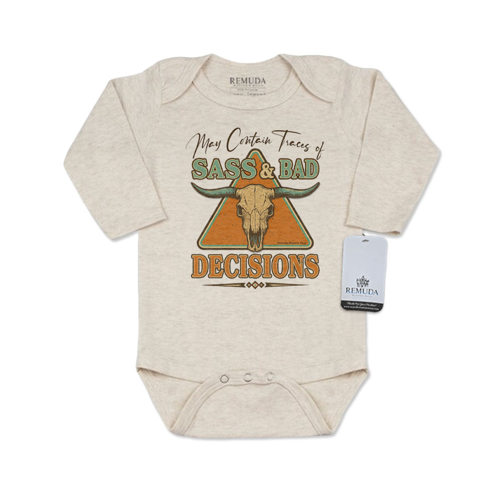 Sass & Bad Decisions - One Piece Western Romper