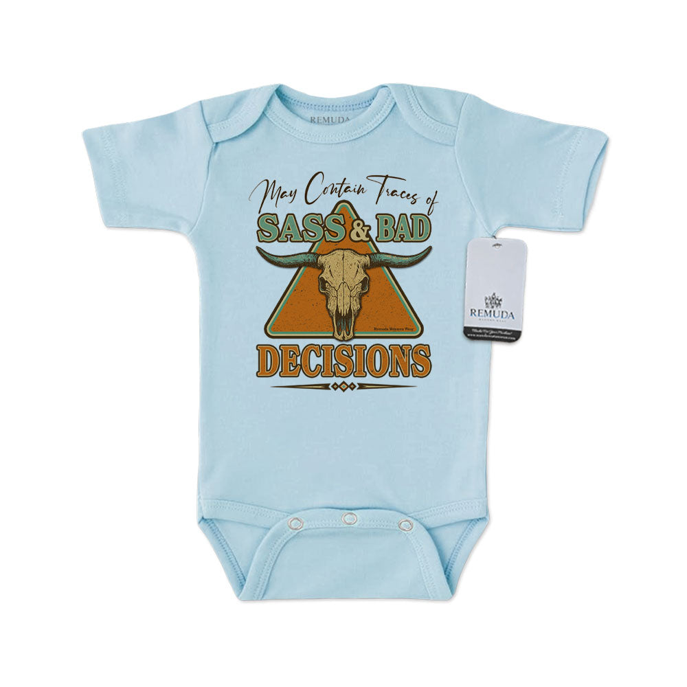 Sass & Bad Decisions - One Piece Western Romper