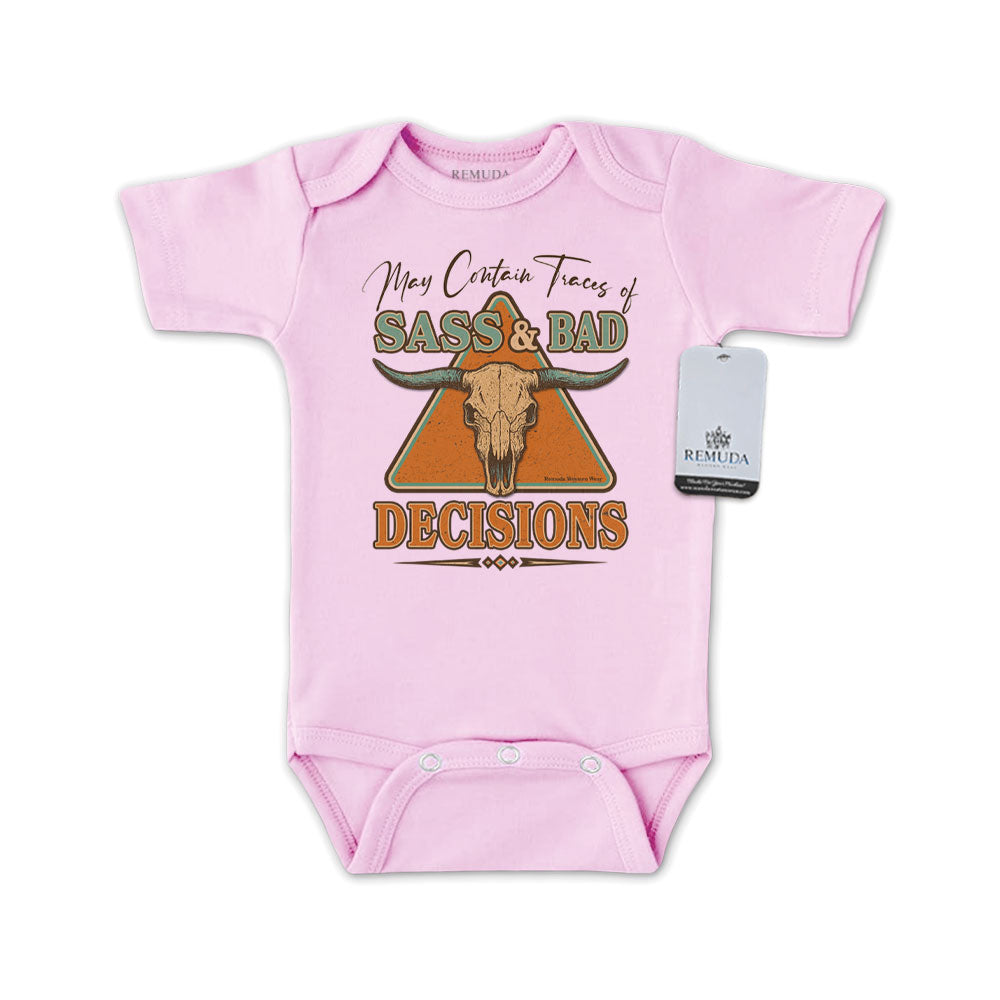 Sass & Bad Decisions - One Piece Western Romper
