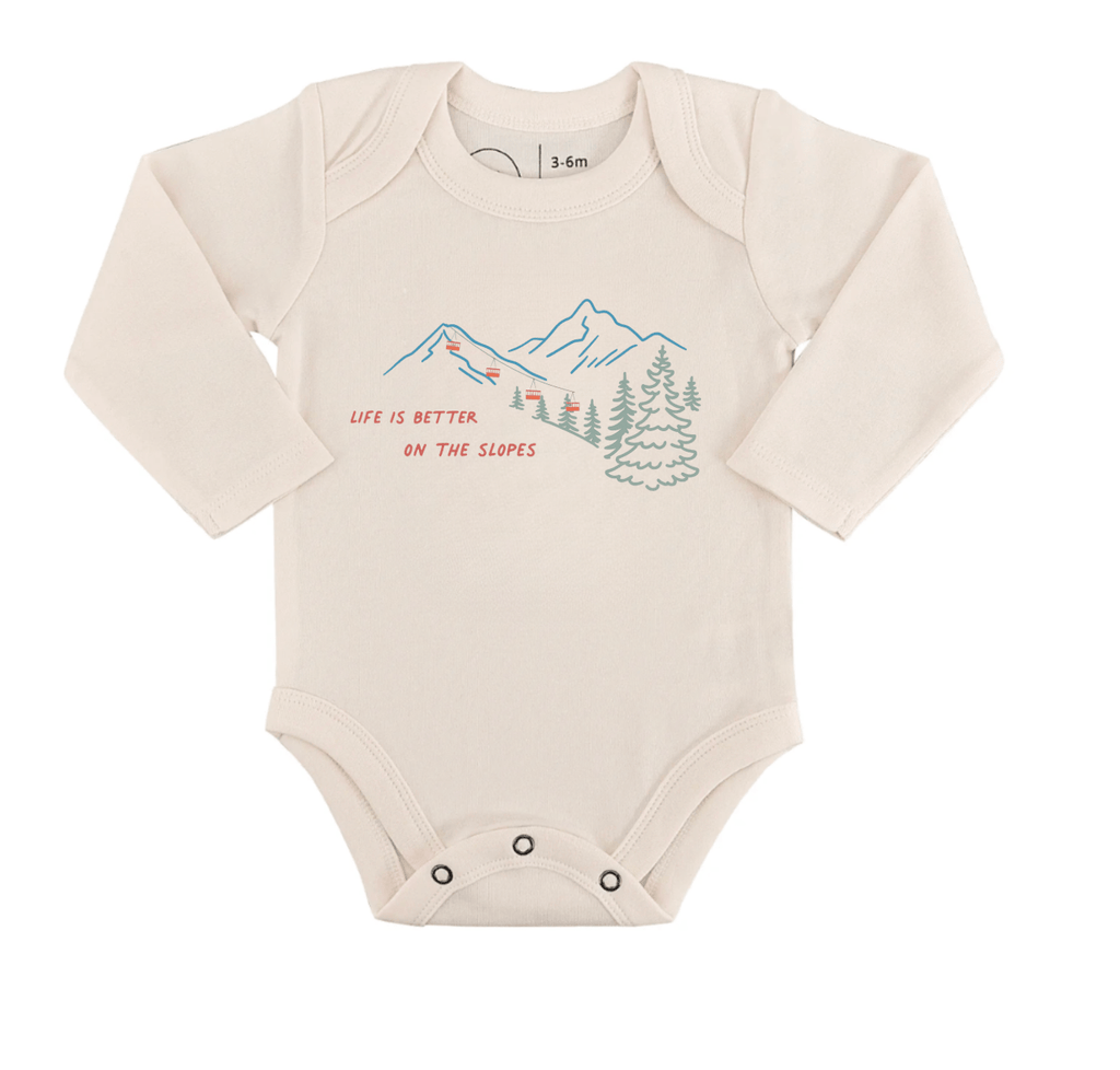 Baby Long Sleeve Graphic bodysuit | Mountain
