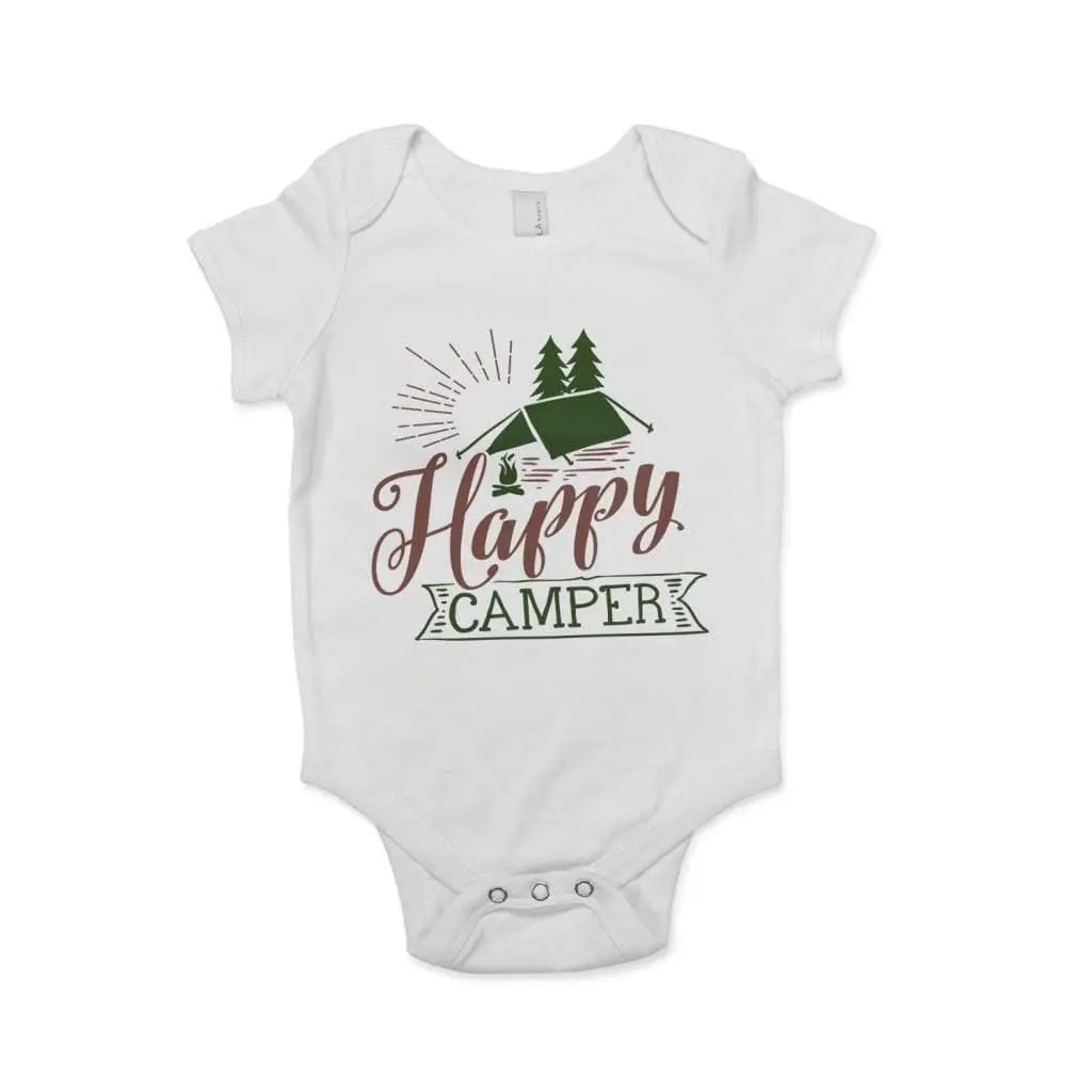 Happy Camper Baby Onesie